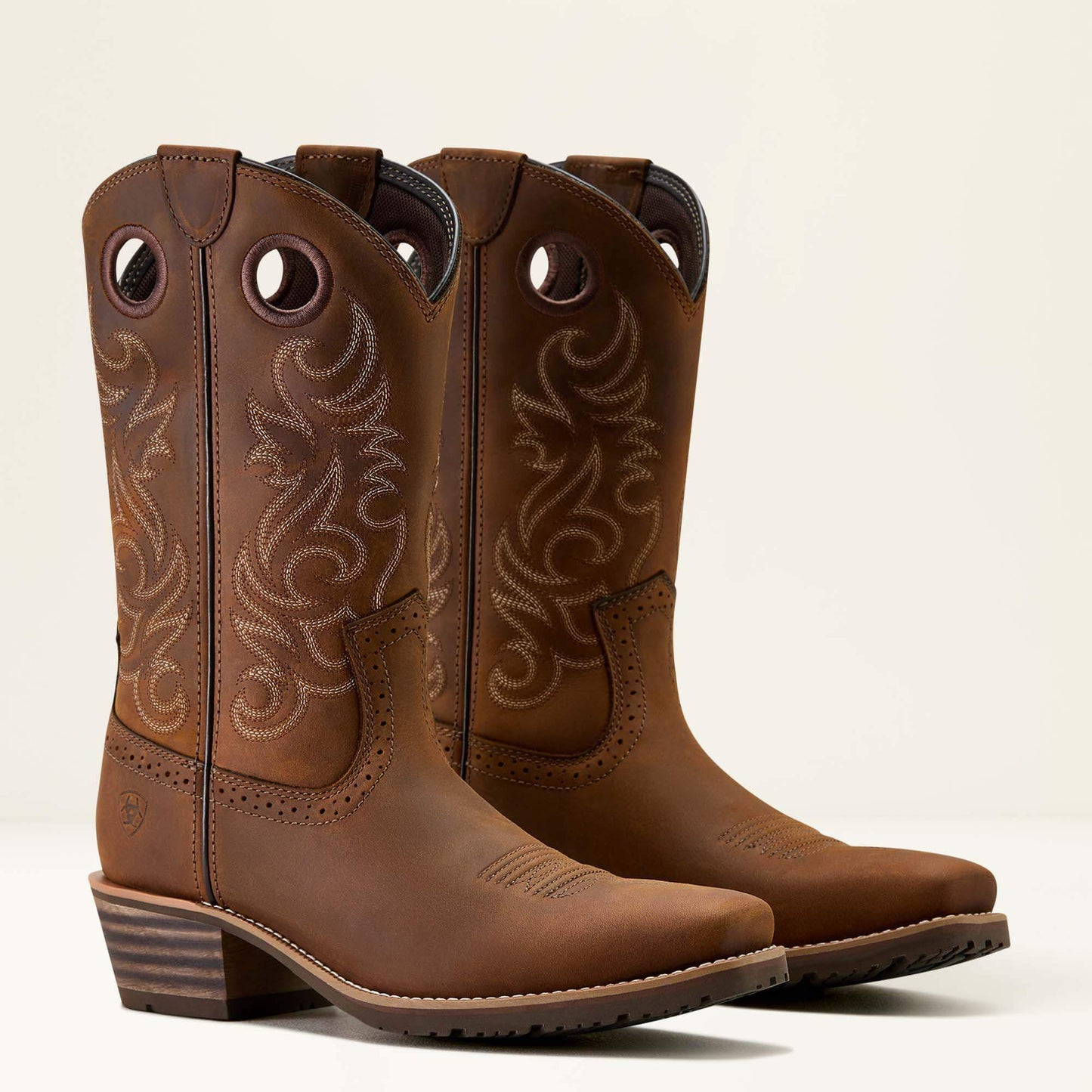 Hybrid Roughstock Square Toe Cowboy Boot Men | Ariat discount