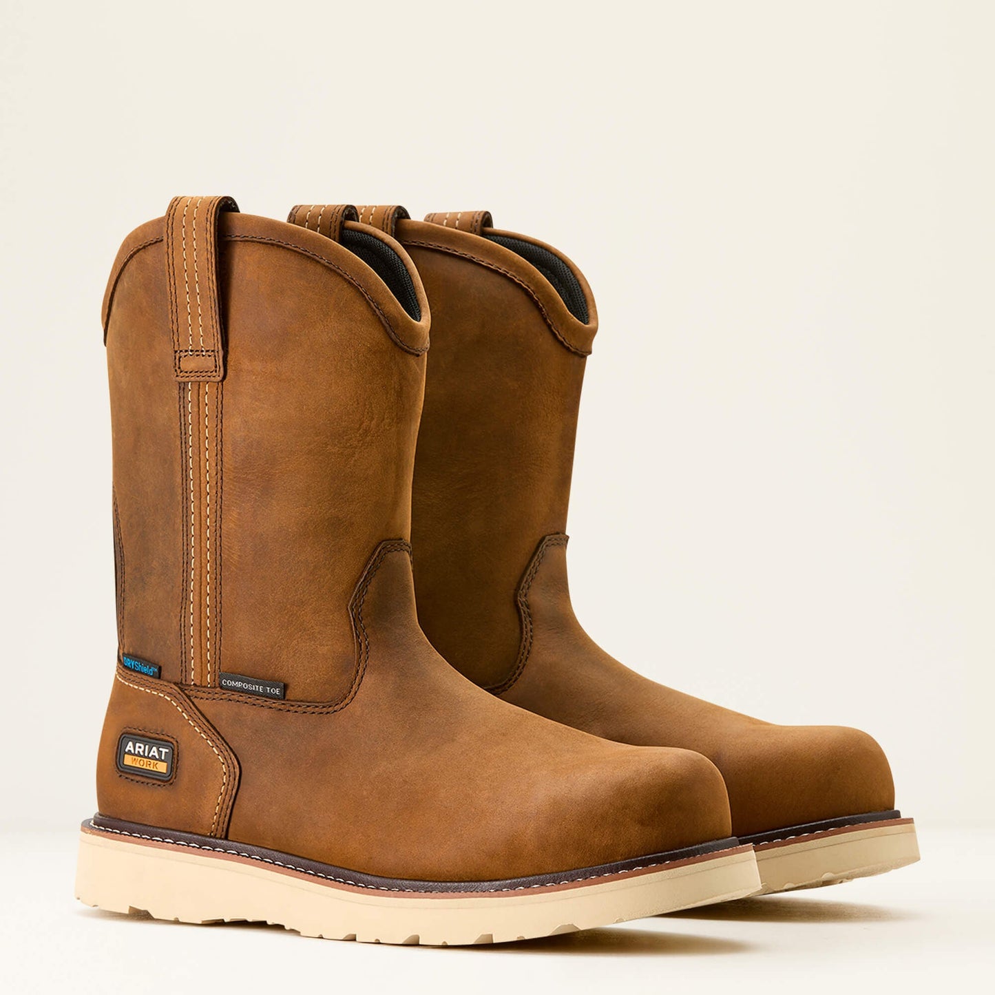 Rebar Wedge Pull-On Waterproof Composite Toe Work Boot Men | Ariat online shop