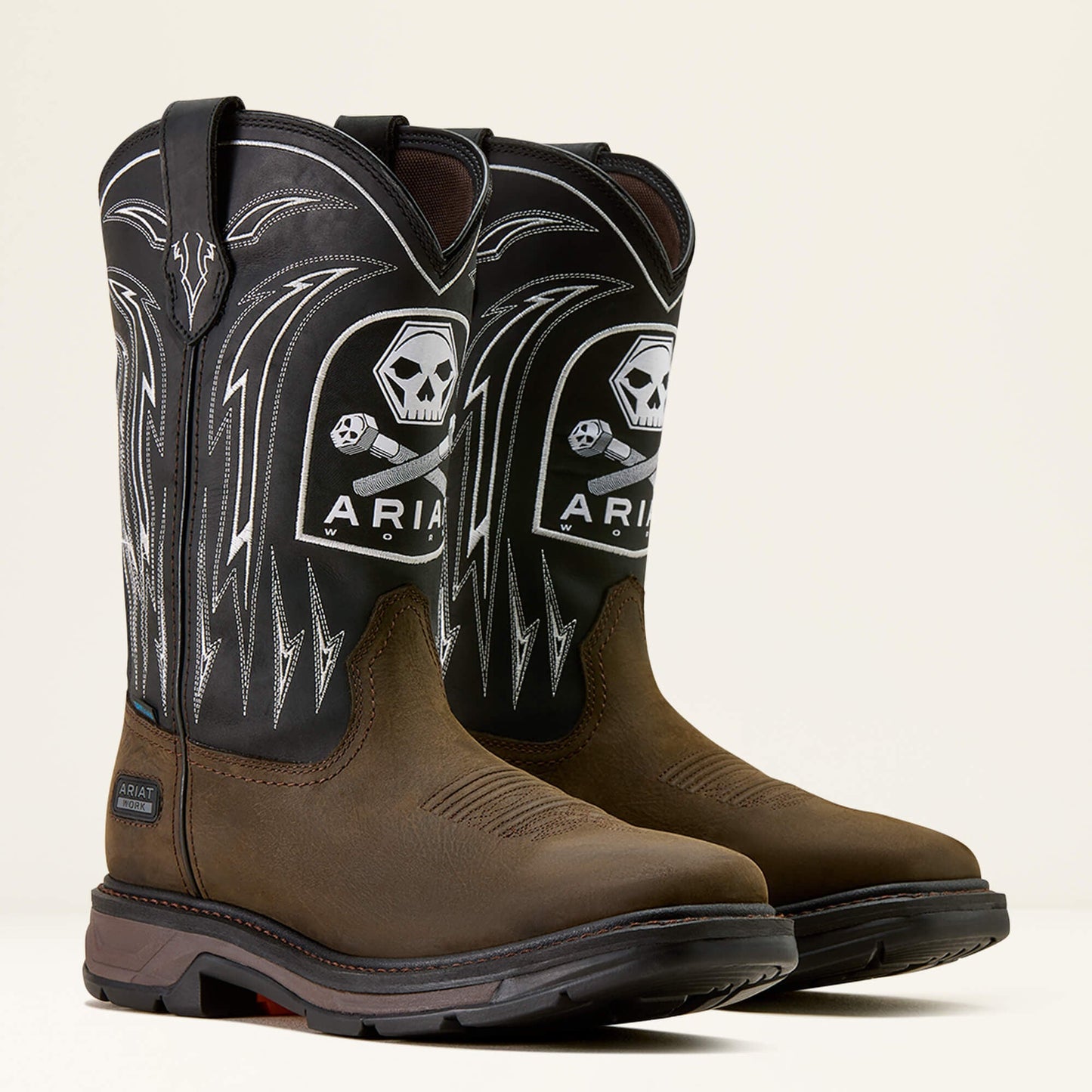 WorkHog XT Bolt Skull Waterproof Wide Square Toe Work Boot Men | Ariat online