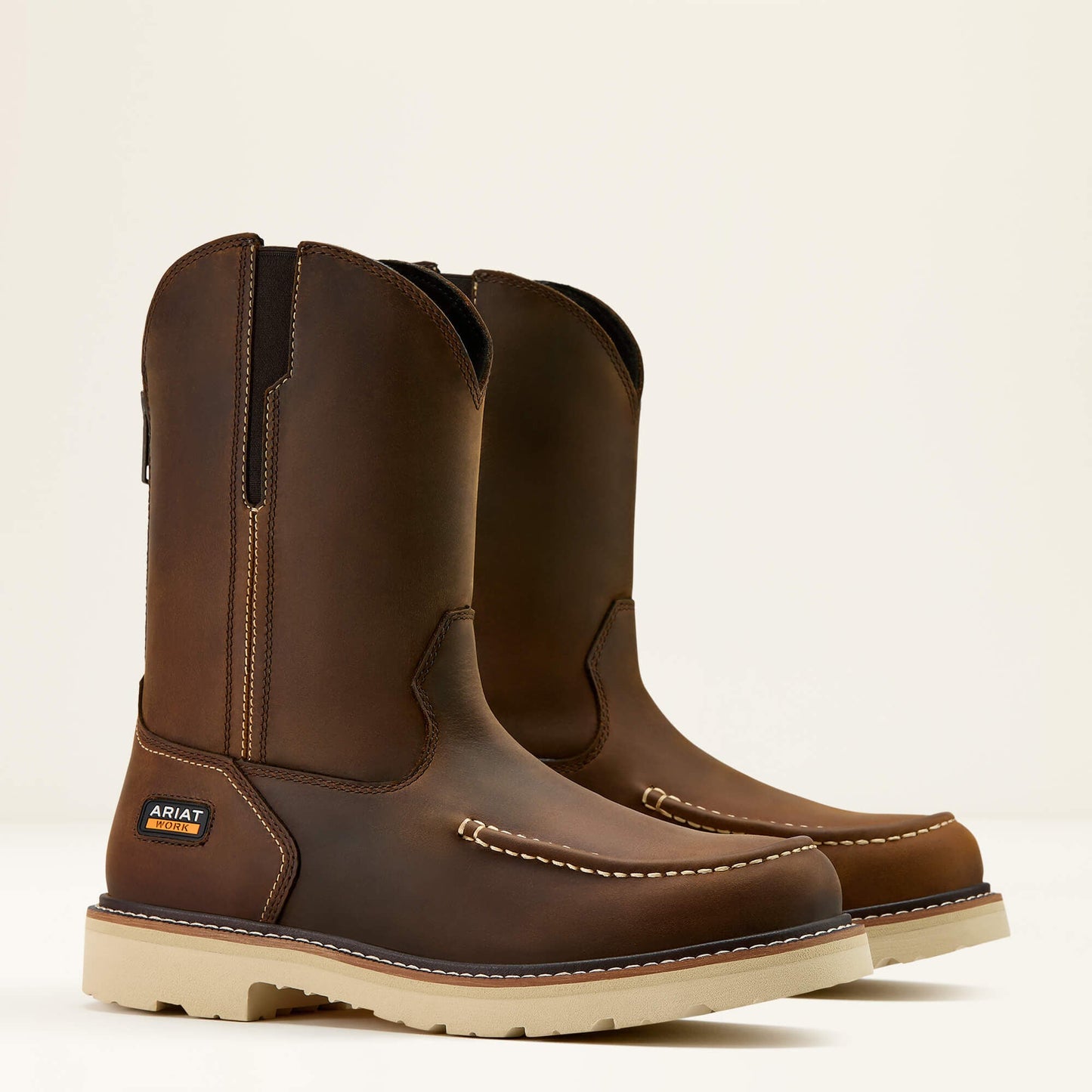 Rebar Lift Pull On Moc Toe Work Boot Men | Ariat outlet