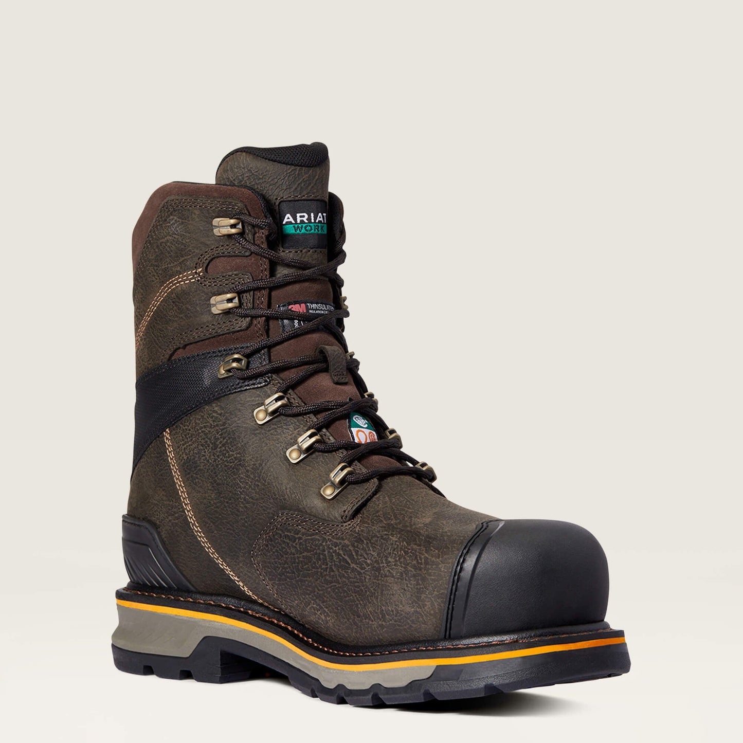Stump Jumper 8" CSA Glacier Grip Waterproof 600g Composite Toe Work Boot Men | Ariat outlet