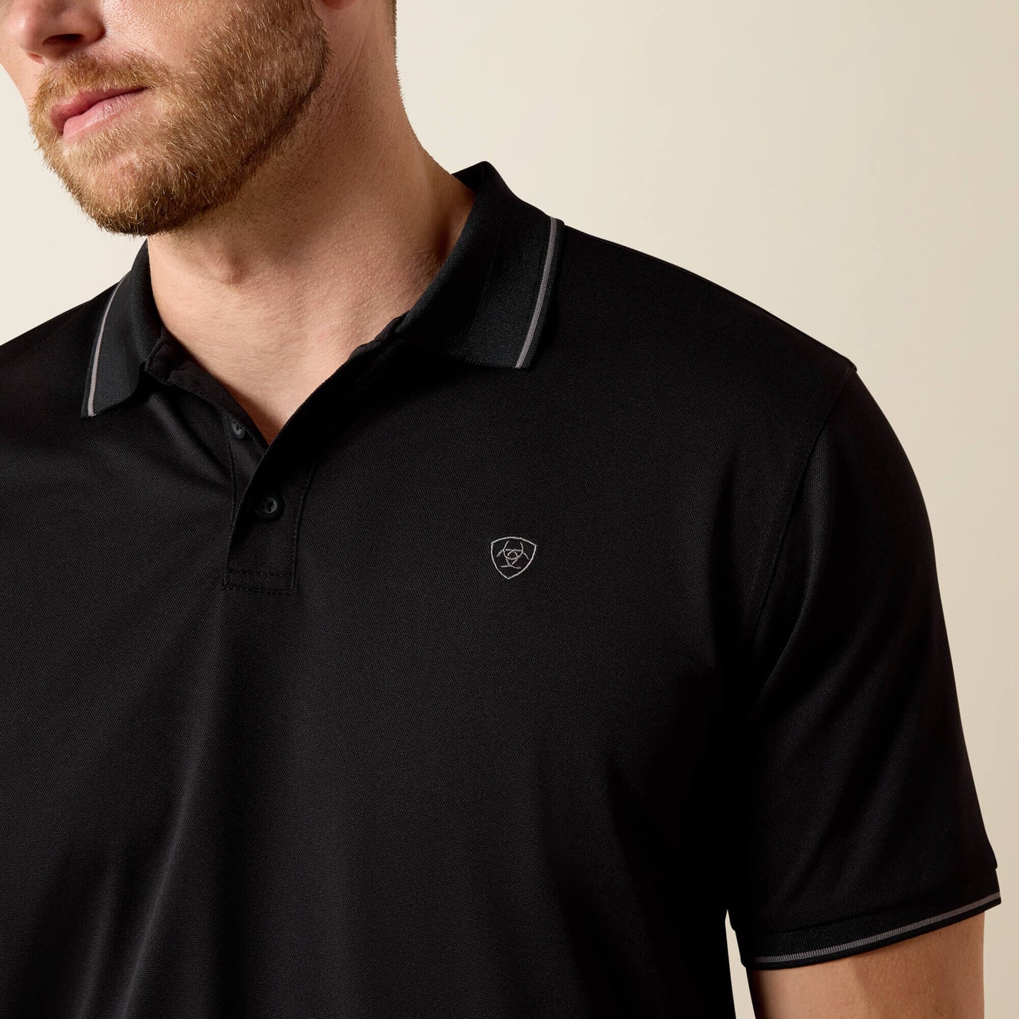 Logo Fitted Polo Men | Ariat online
