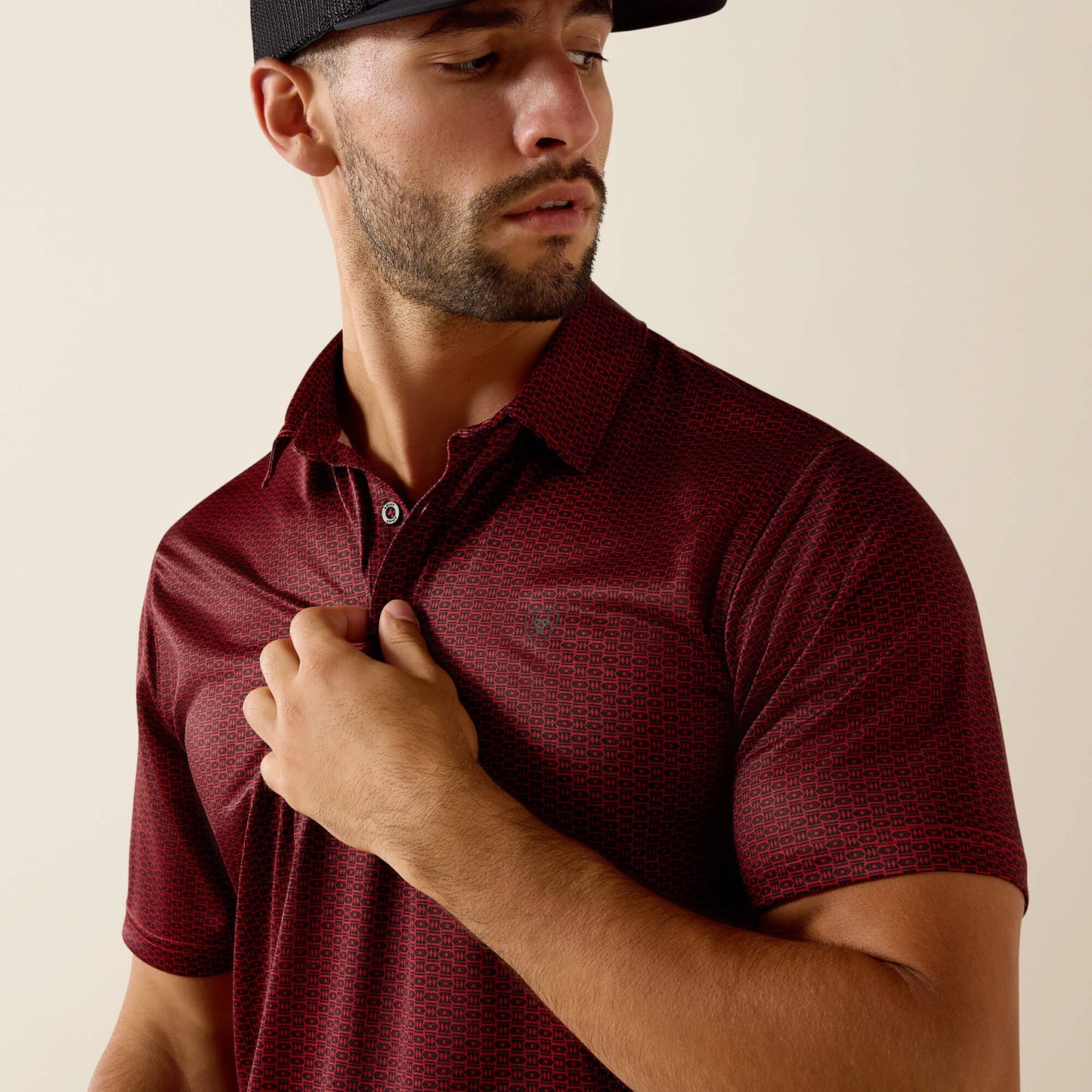 All Over Print Fitted Polo Men | Ariat for sale