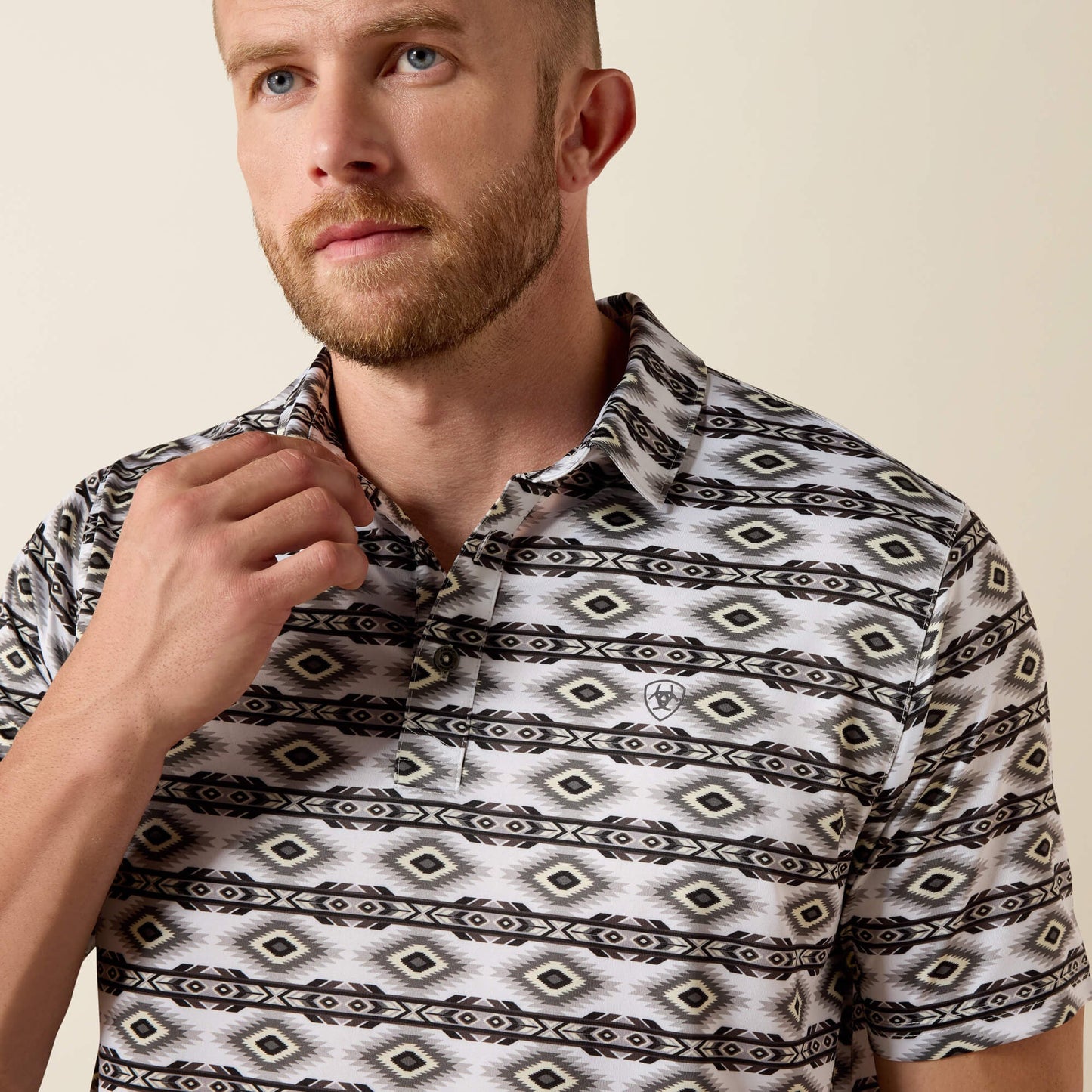All Over Print Fitted Polo Men | Ariat discount