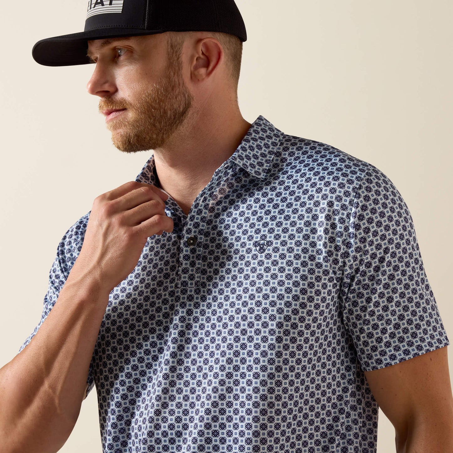 All Over Print Fitted Polo Men | Ariat for sale