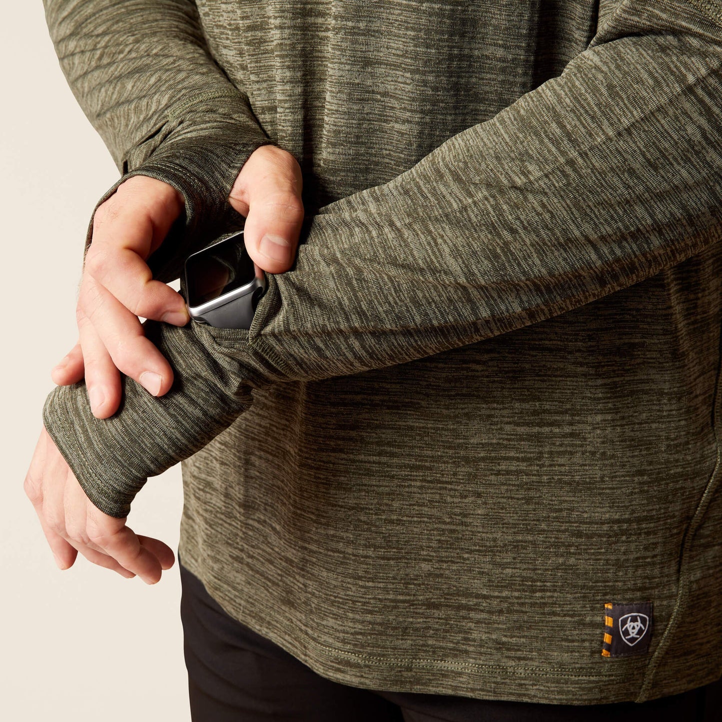 Rebar Gridwork Baselayer 1/4 Zip T-Shirt Men | Ariat outlet