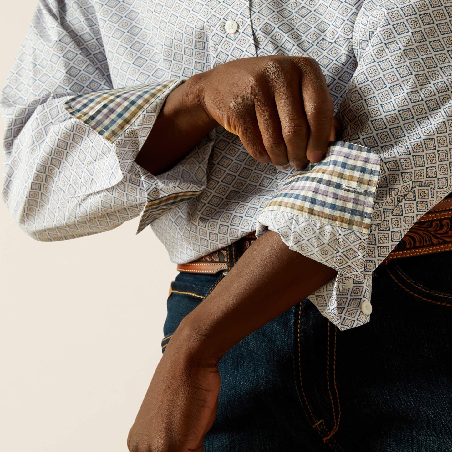 Wrinkle Free Declan Classic Fit Shirt Men | Ariat for sale