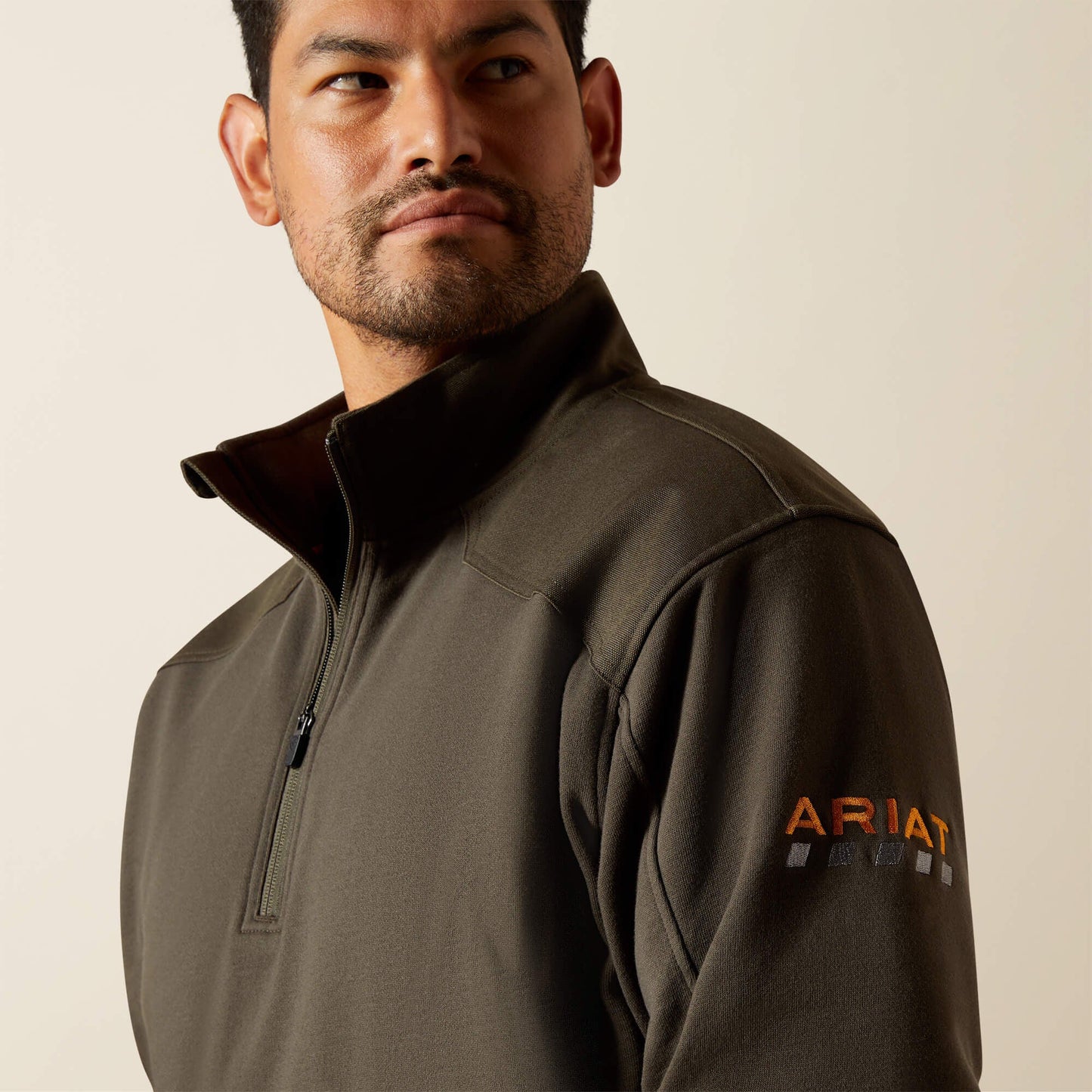 Rebar Workman Duracanvas 1/4 Zip Sweatshirt Men | Ariat for sale