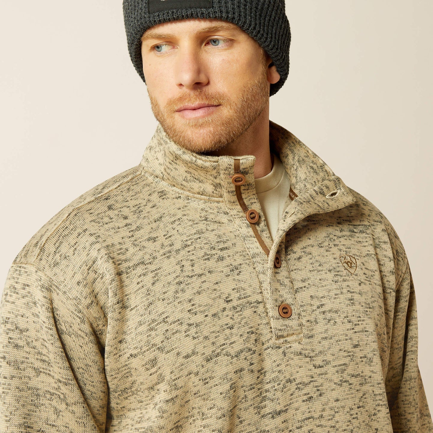 Caldwell 1/4 Button Sweater Men | Ariat online