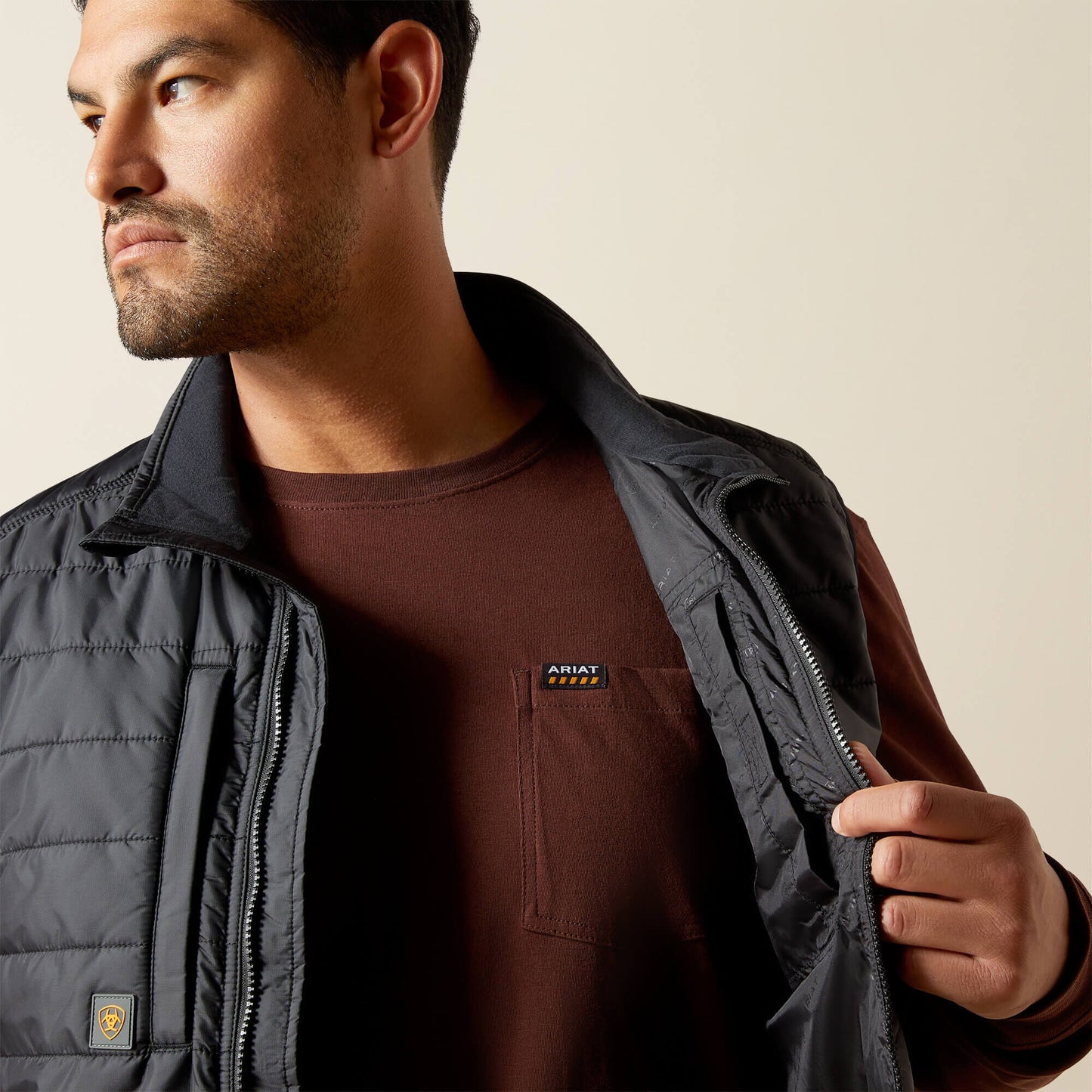 Rebar Cordura Ripstop Lightweight Insulated Vest Men | Ariat for sale