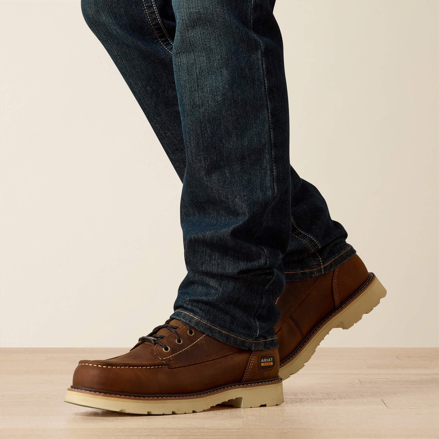 Rebar M4 Relaxed DuraStretch Edge Stackable Straight Leg Jean Men | Ariat online shop
