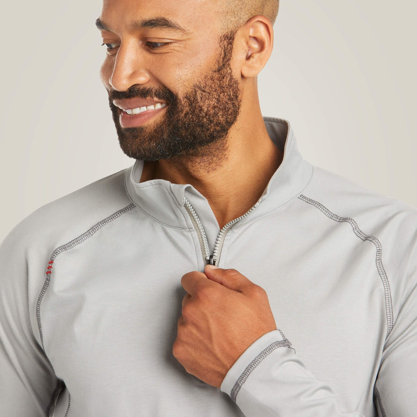 FR Combat Stretch Patriot 1/4 Zip Work Shirt Men | Ariat online shop