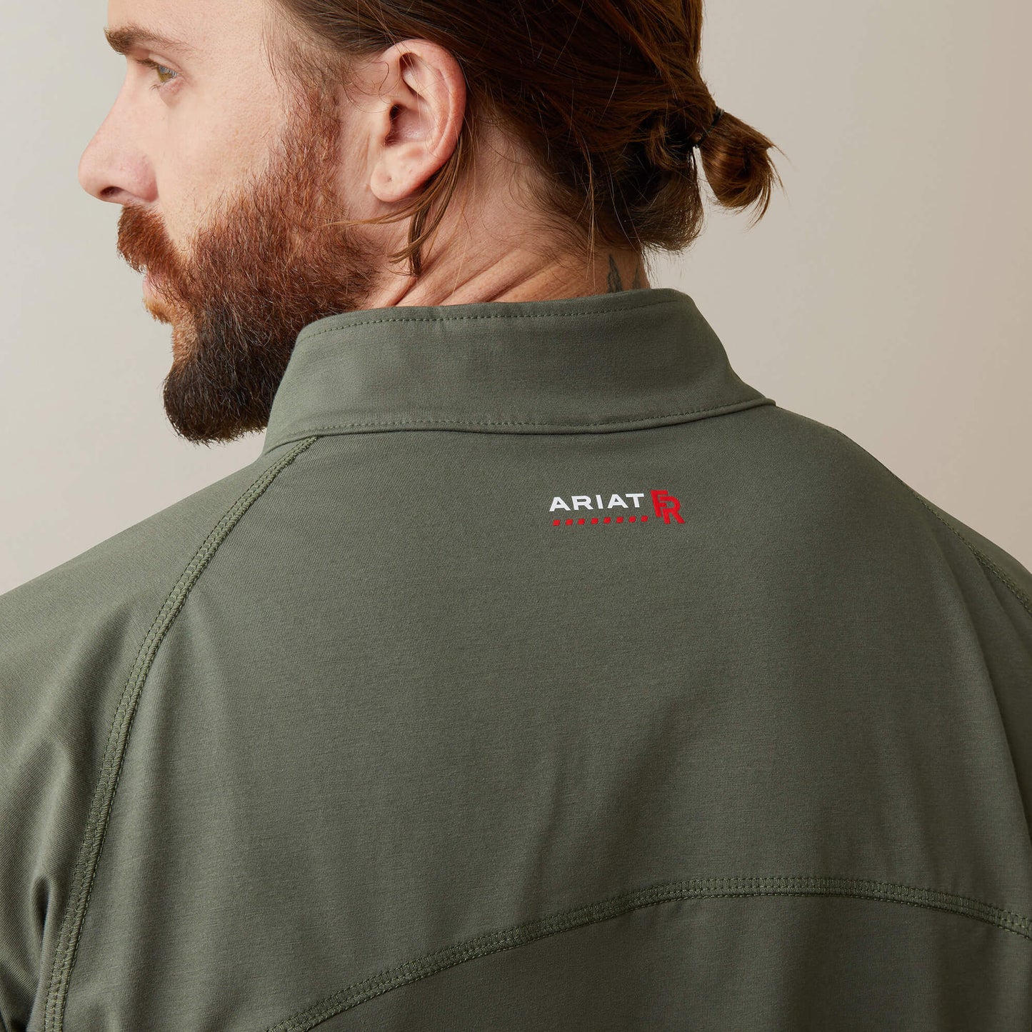 FR Combat Stretch Patriot 1/4 Zip Work Shirt Men | Ariat for sale