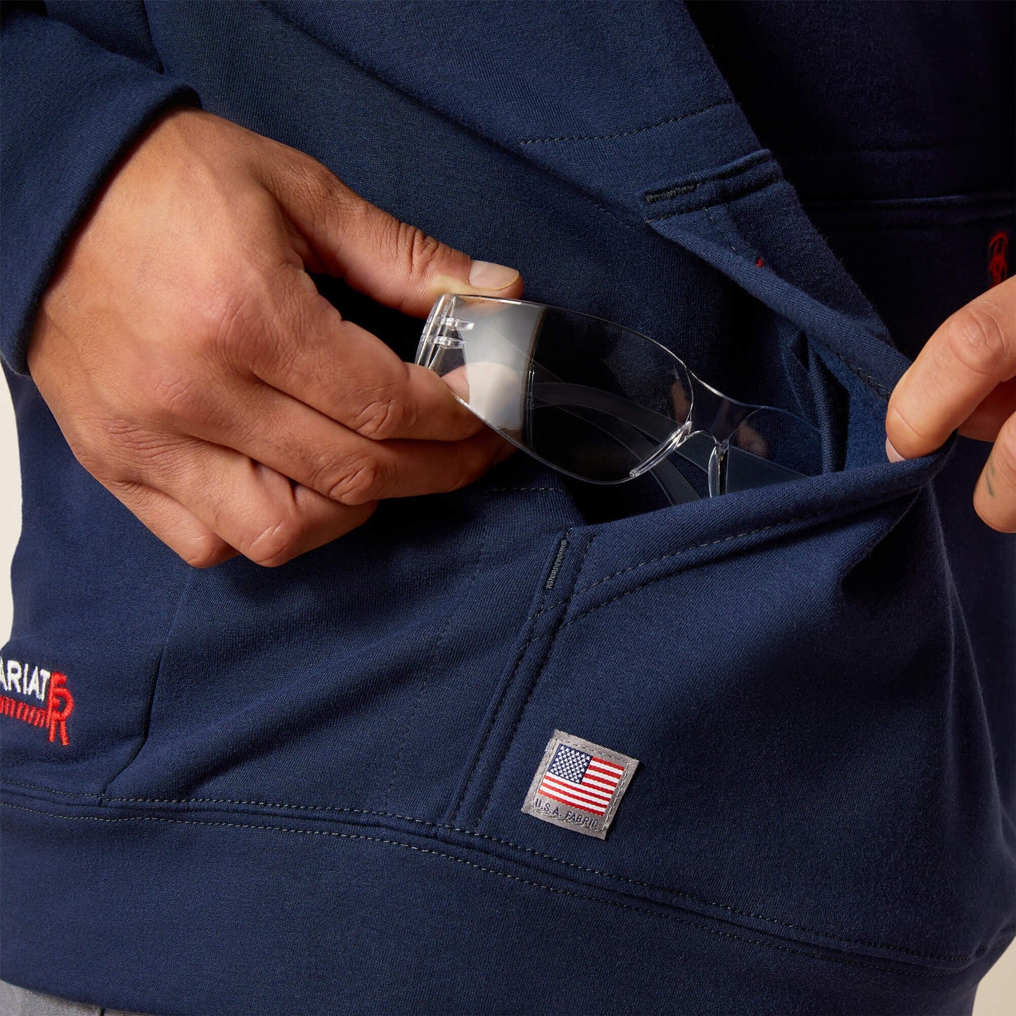 FR DuraStretch Work Hard Live Free Hoodie Men | Ariat discount
