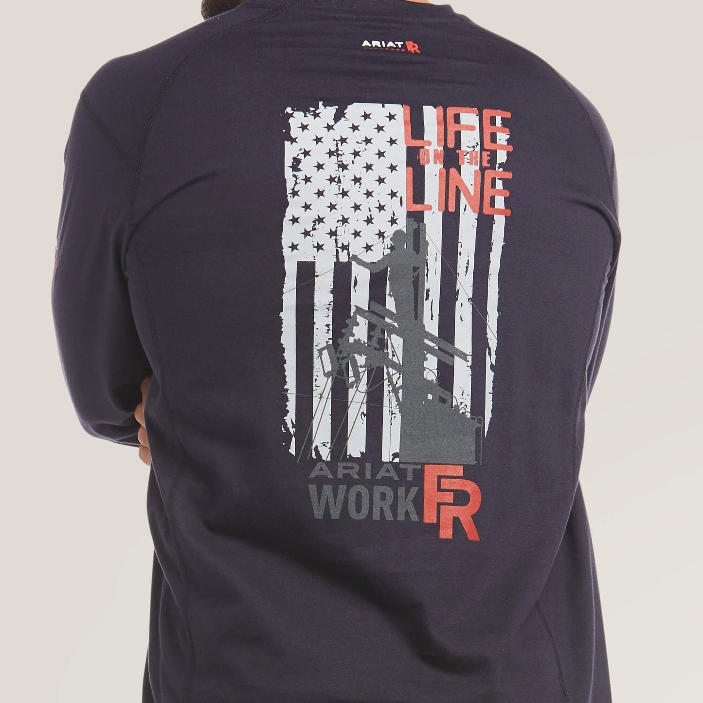 FR Air Life on the Line Graphic Top Men | Ariat for sale