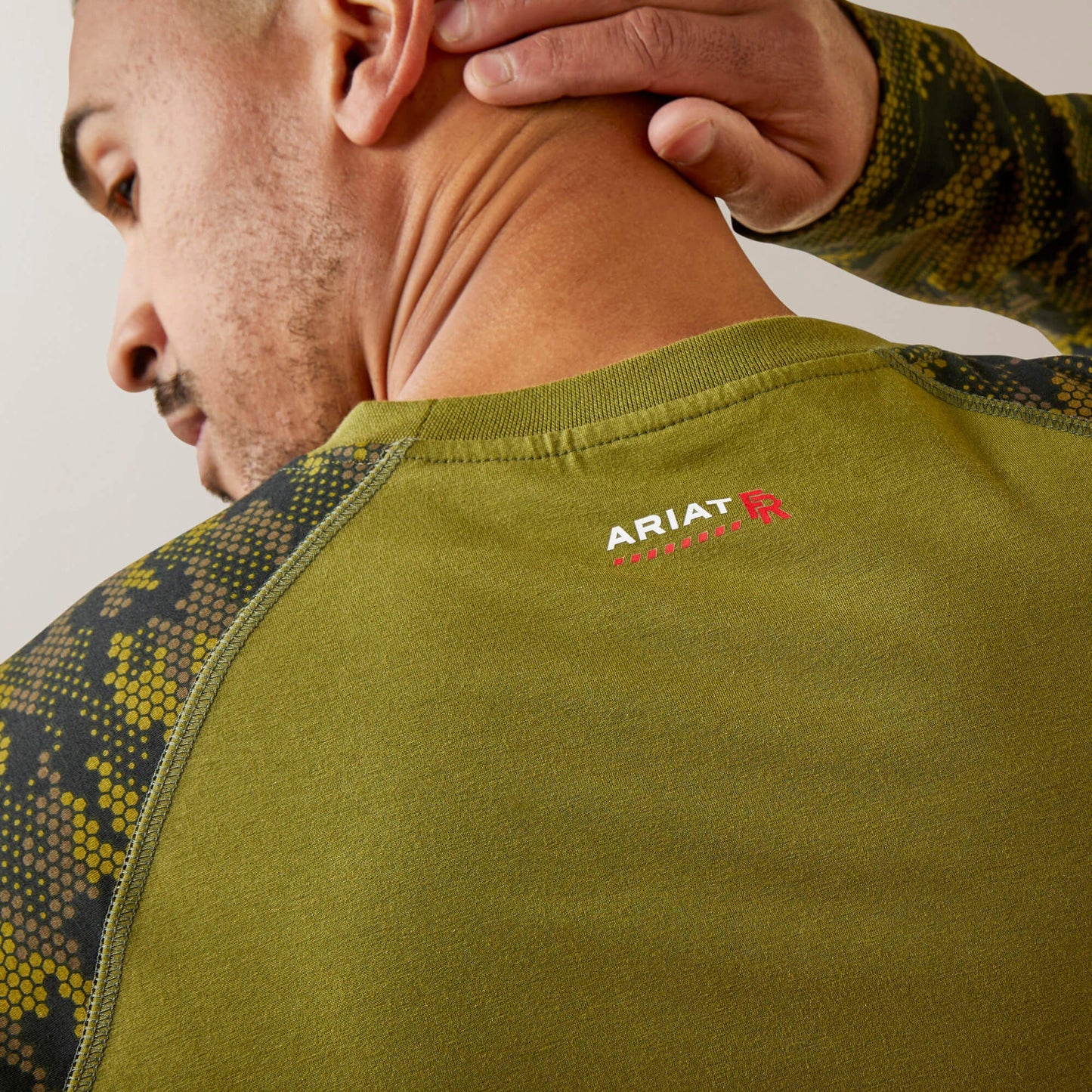 FR AC Stretch Camo Baseball T-Shirt Men | Ariat online shop