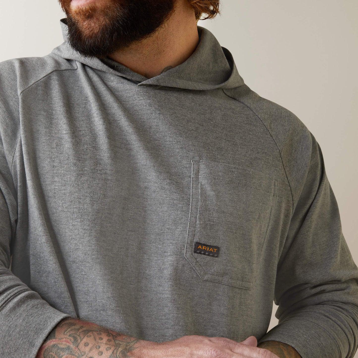 Rebar Cotton Strong Hooded T-Shirt Men | Ariat discount