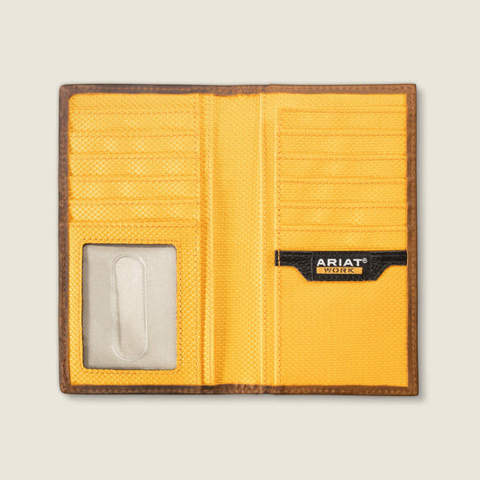 Work Roughneck Label Canvas Trifold Wallet Men | Ariat outlet