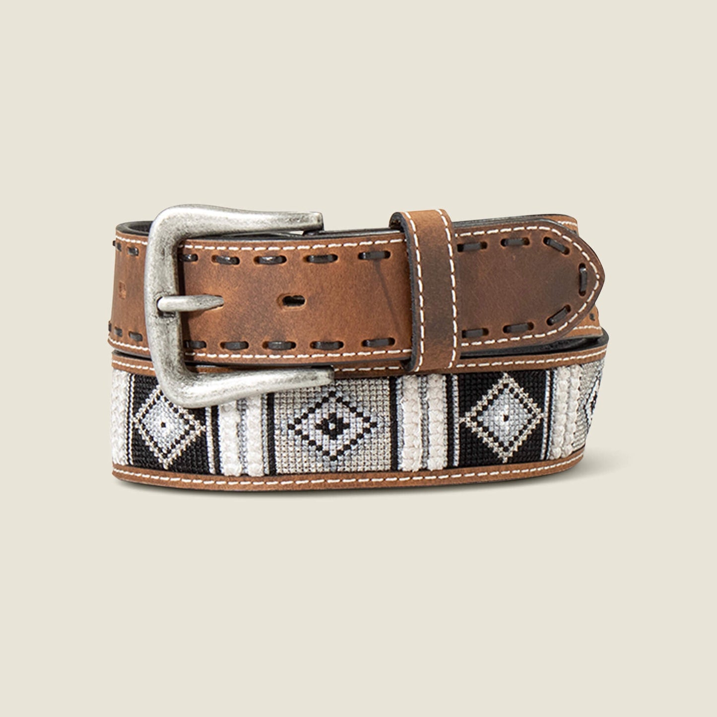 Woven Geo Inlay Belt Men | Ariat online shop
