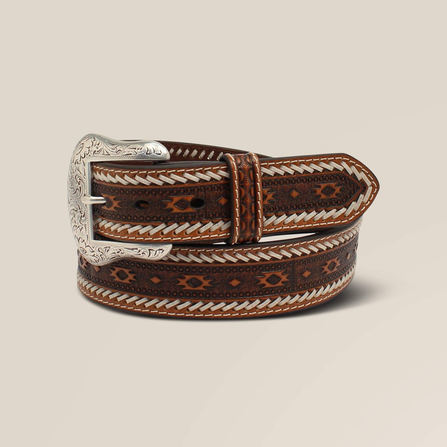 Whip Stitch Belt Men | Ariat sale