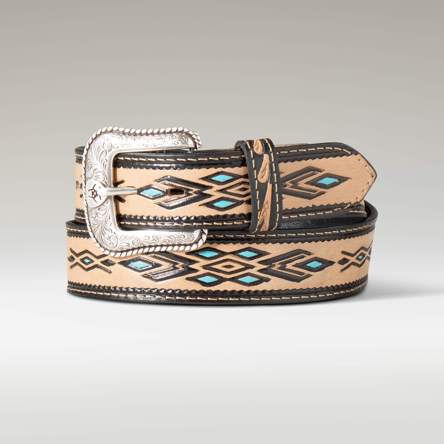 Hand Painted Belt Men | Ariat online shop