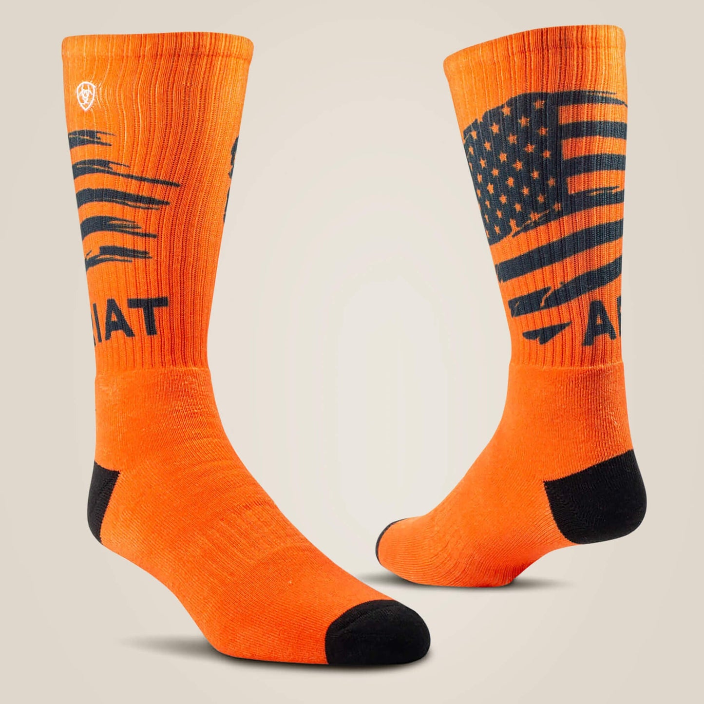 Patriot Graphic Crew Work Sock 2 Pair Multi Color Pack Men | Ariat outlet