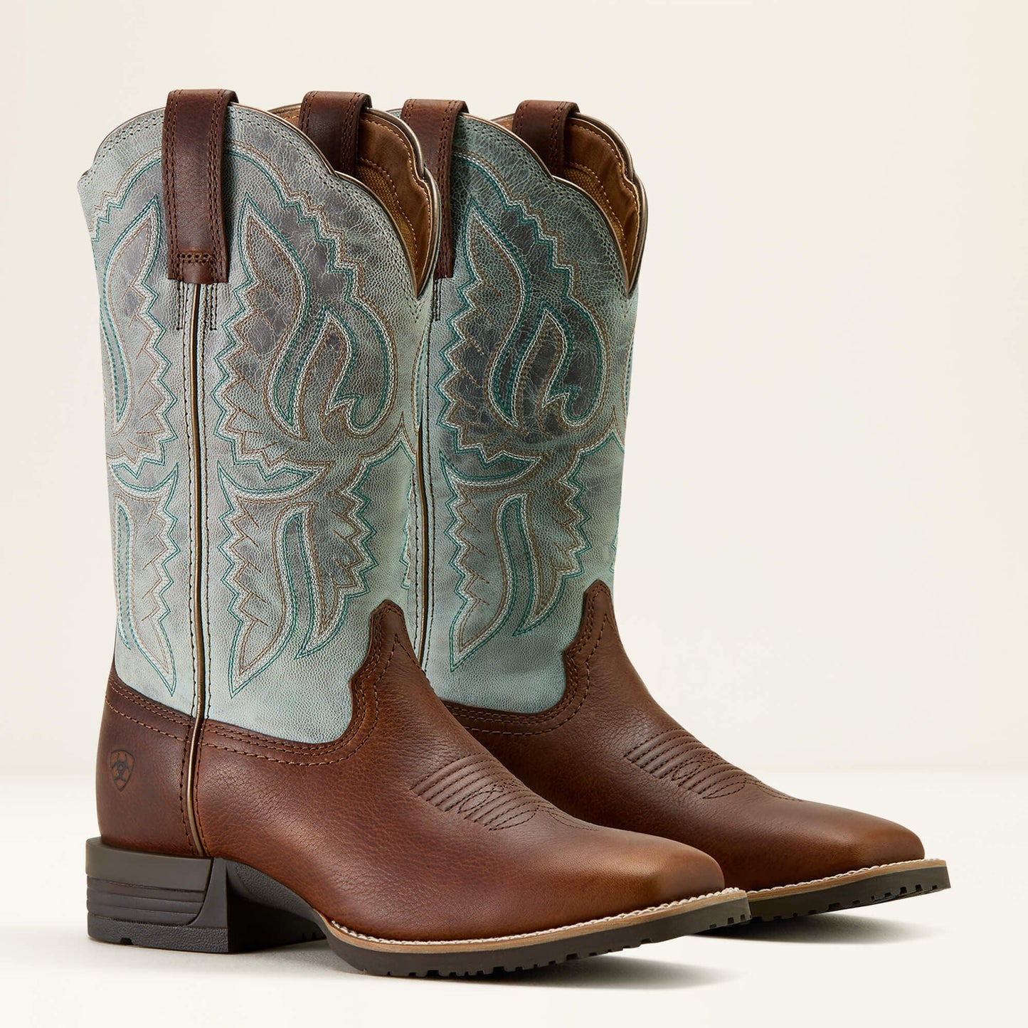 Hybrid Ranchwork Wide Square Toe Western Boot Women | Ariat sale