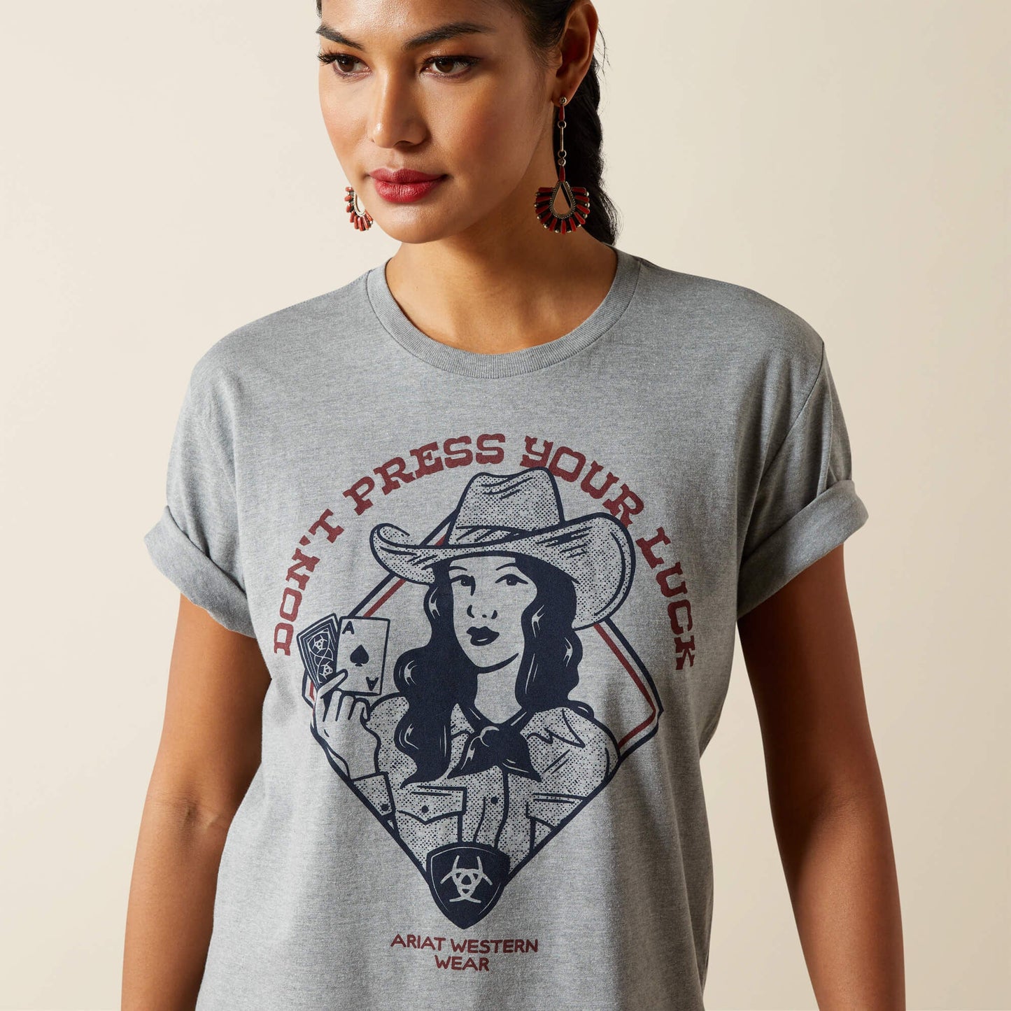 Ariat Don't Press Your Luck T-Shirt Women | Ariat discount