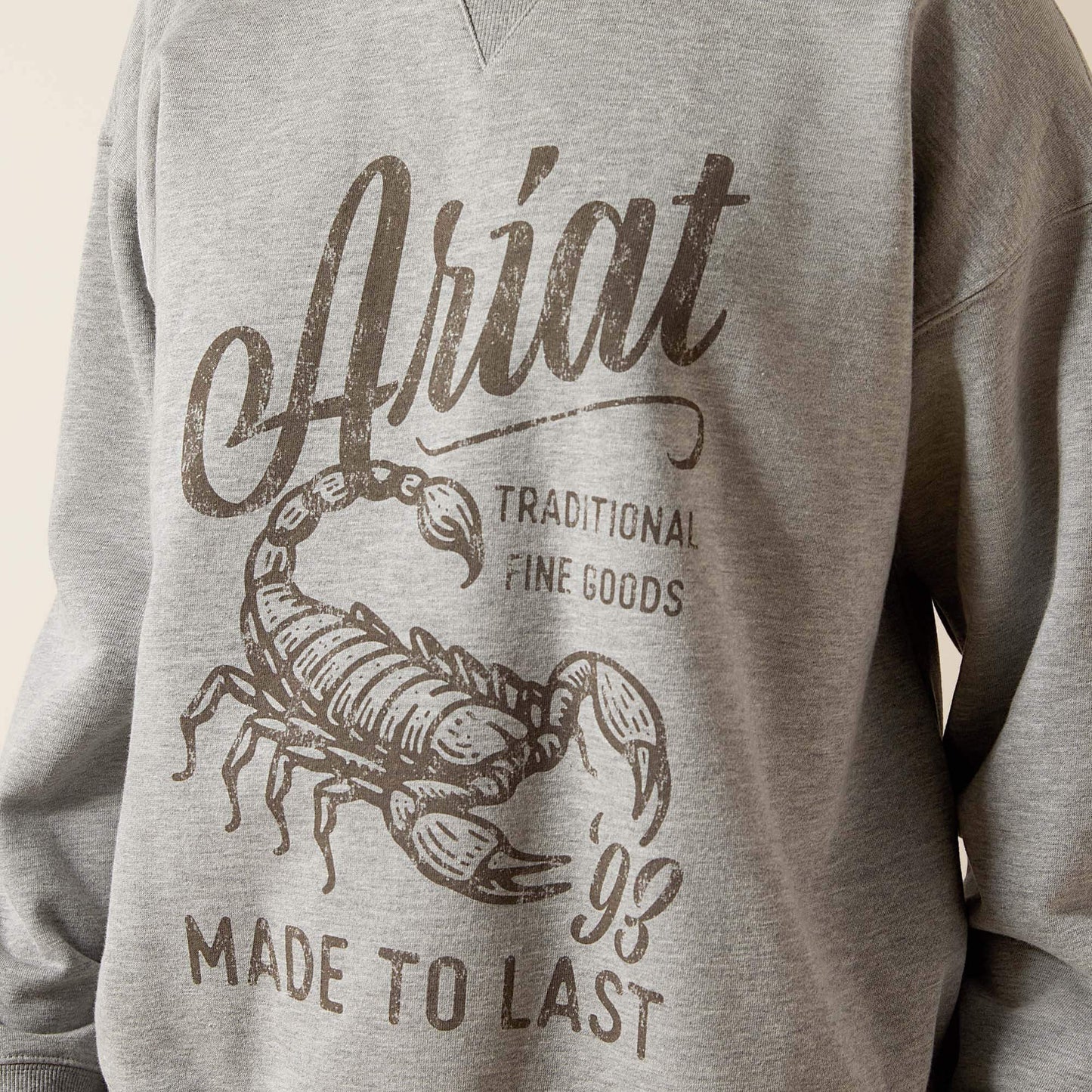 Scorpion Script Oversized Sweatshirt Women | Ariat on sale