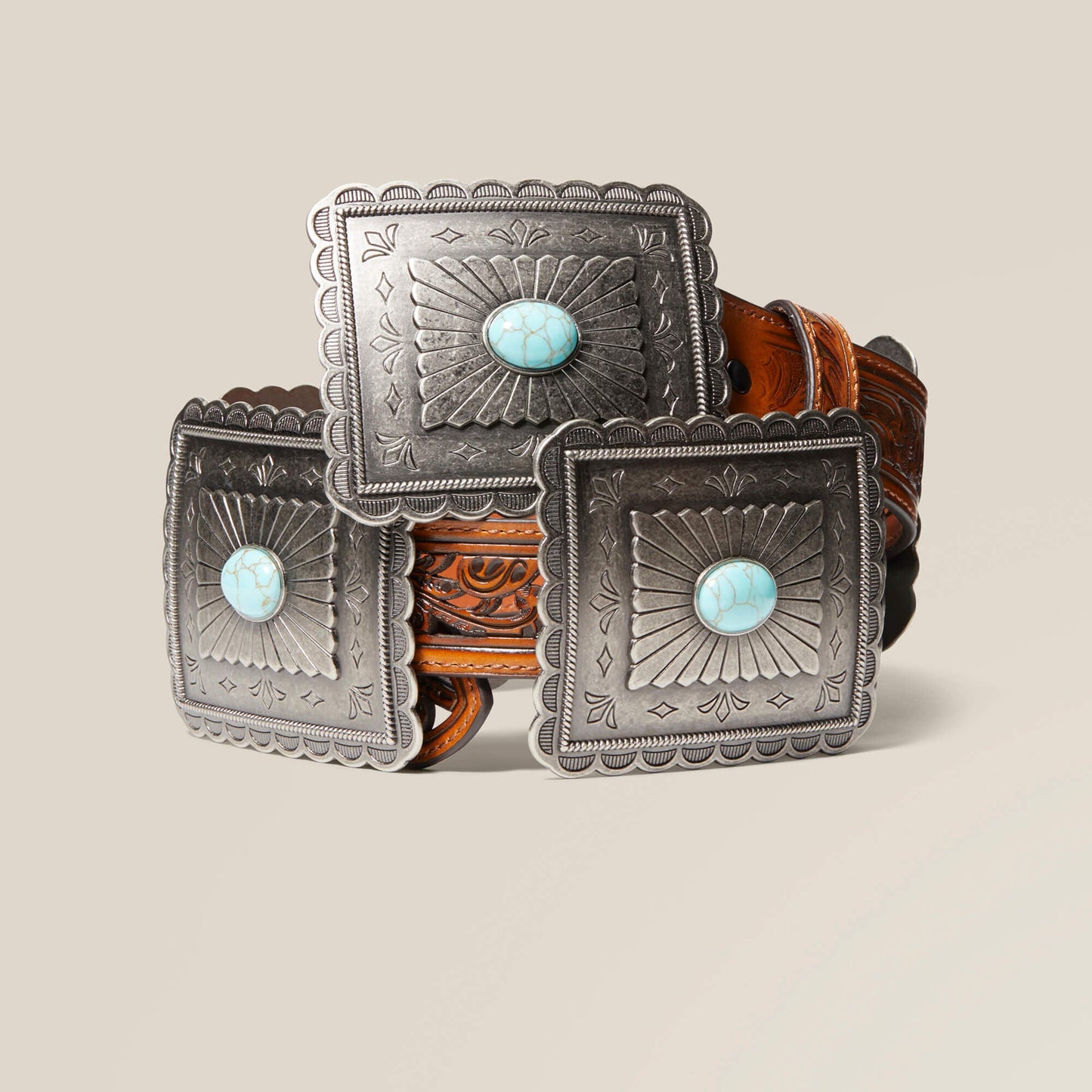 Turquoise Burst Concho Belt Women | Ariat online shop