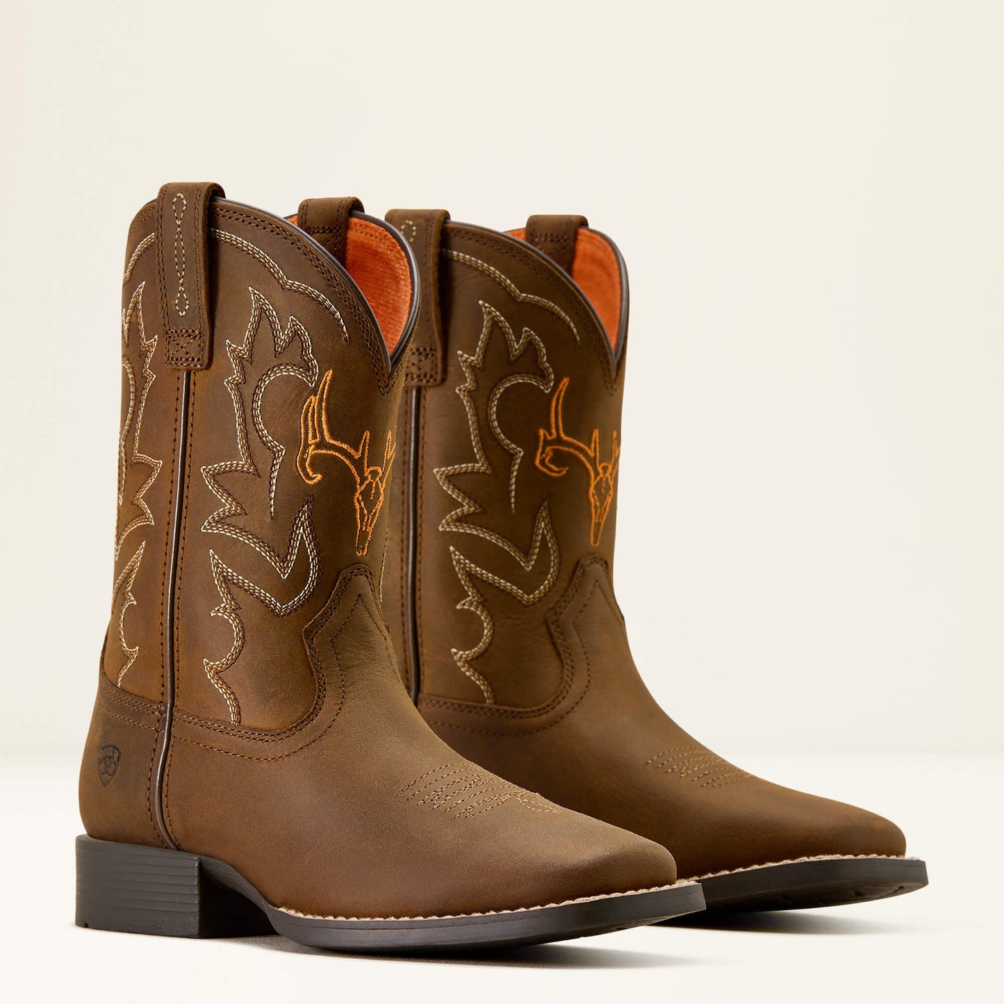 Deer Ridge Wide Square Toe Western Boot Kids | Ariat outlet