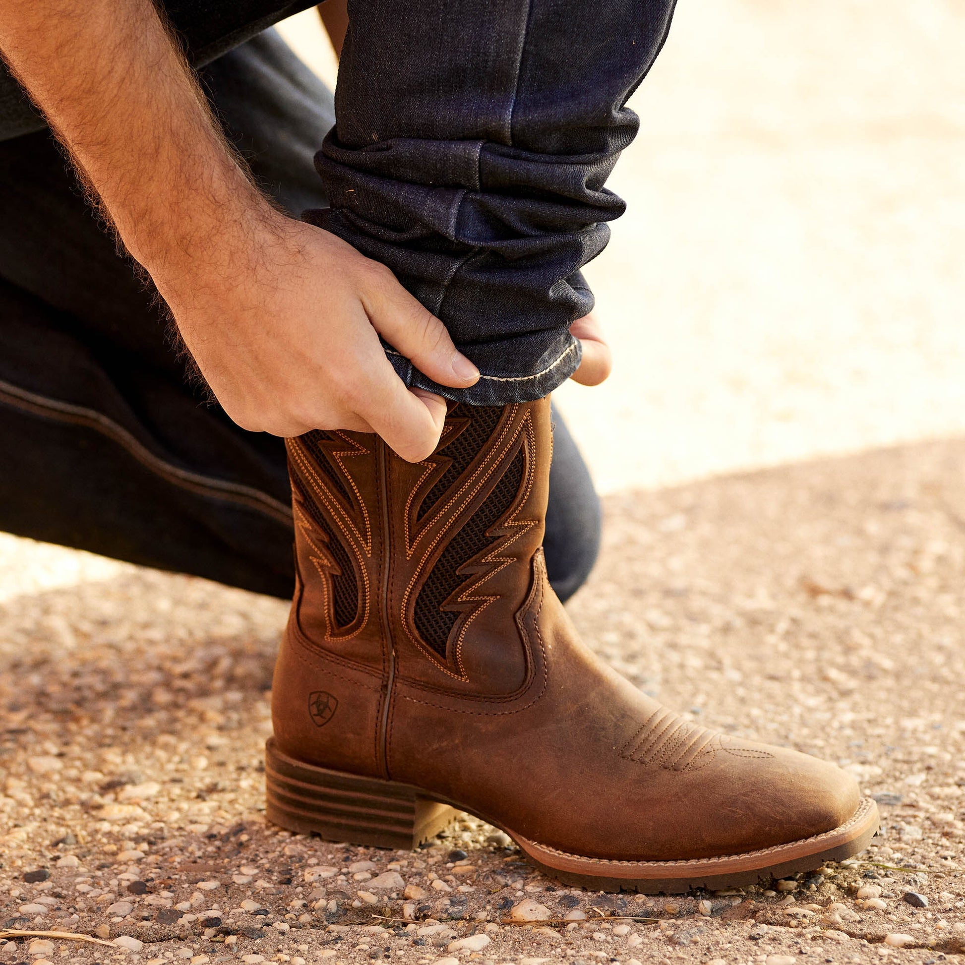 Hybrid VentTEK Western Boot Men | Ariat for sale
