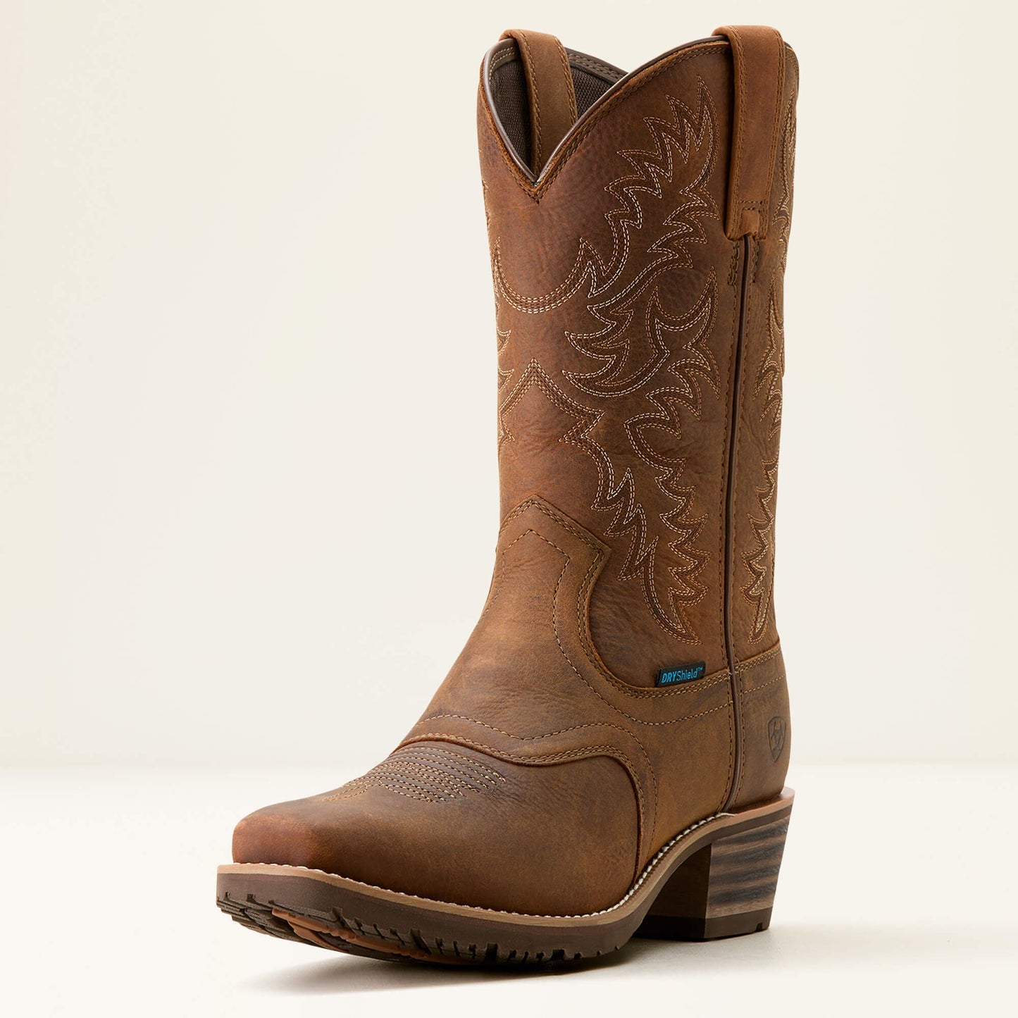 Hybrid Roughstock Square Toe Waterproof Cowboy Boot Men | Ariat outlet