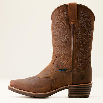 Hybrid Roughstock Square Toe Waterproof Cowboy Boot Men | Ariat outlet