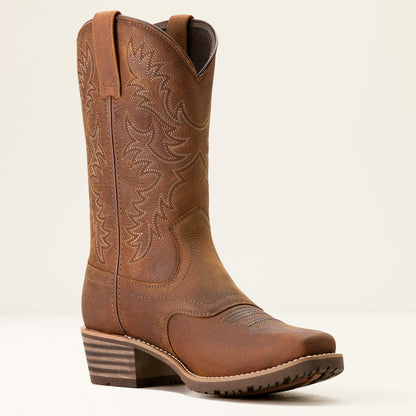Hybrid Roughstock Square Toe Waterproof Cowboy Boot Men | Ariat outlet