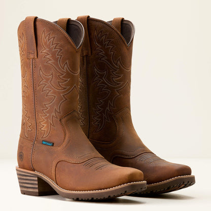 Hybrid Roughstock Square Toe Waterproof Cowboy Boot Men | Ariat outlet
