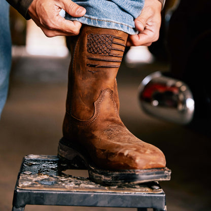 WorkHog XT Patriot Waterproof Carbon Toe Work Boot Men | Ariat online shop
