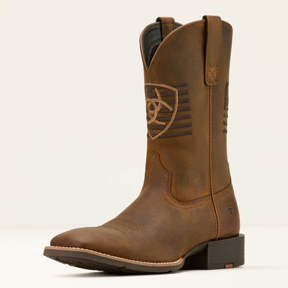 Sport Freedom Wide Square Toe Cowboy Boot Men | Ariat discount