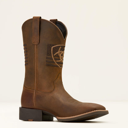 Sport Freedom Wide Square Toe Cowboy Boot Men | Ariat discount