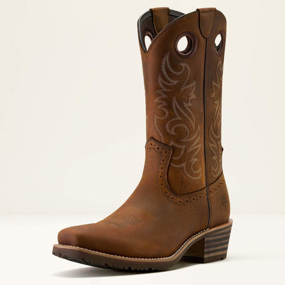 Hybrid Roughstock Square Toe Cowboy Boot Men | Ariat discount