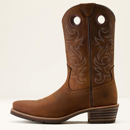 Hybrid Roughstock Square Toe Cowboy Boot Men | Ariat discount