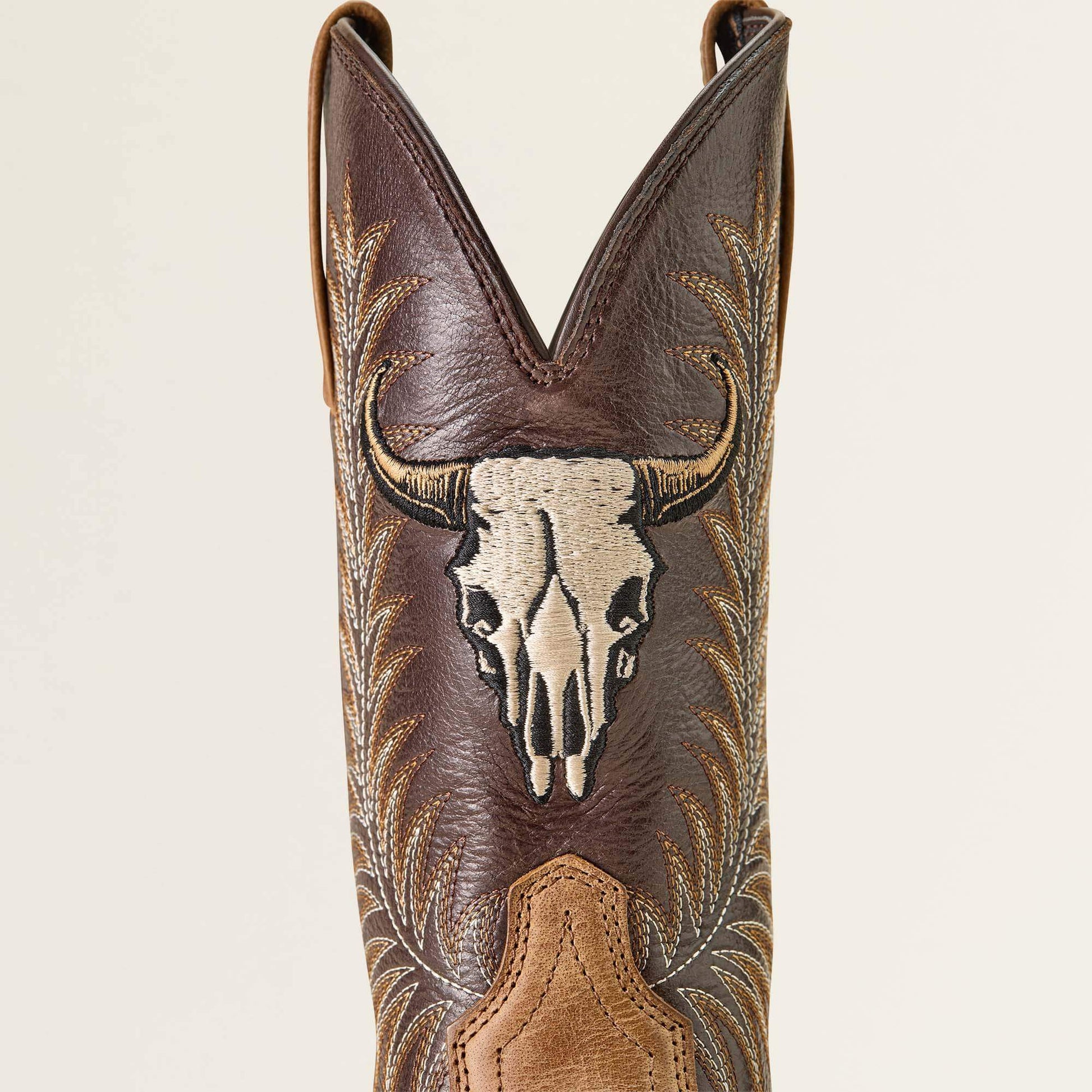 Sport Steer Skull Wide Square Toe Cowboy Boot Men | Ariat on sale