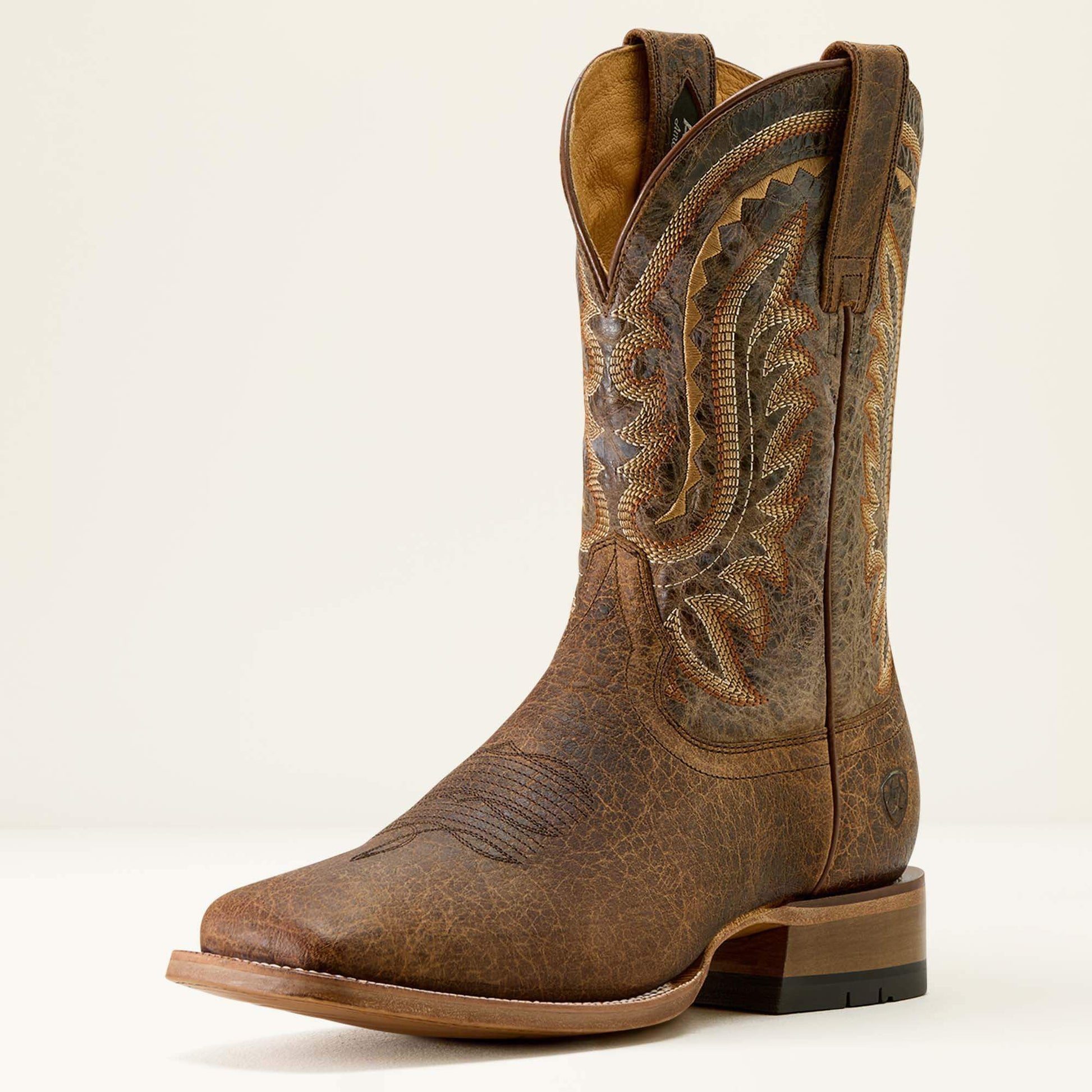 Rock Ridge Wide Square Toe Western Boot Men | Ariat on sale