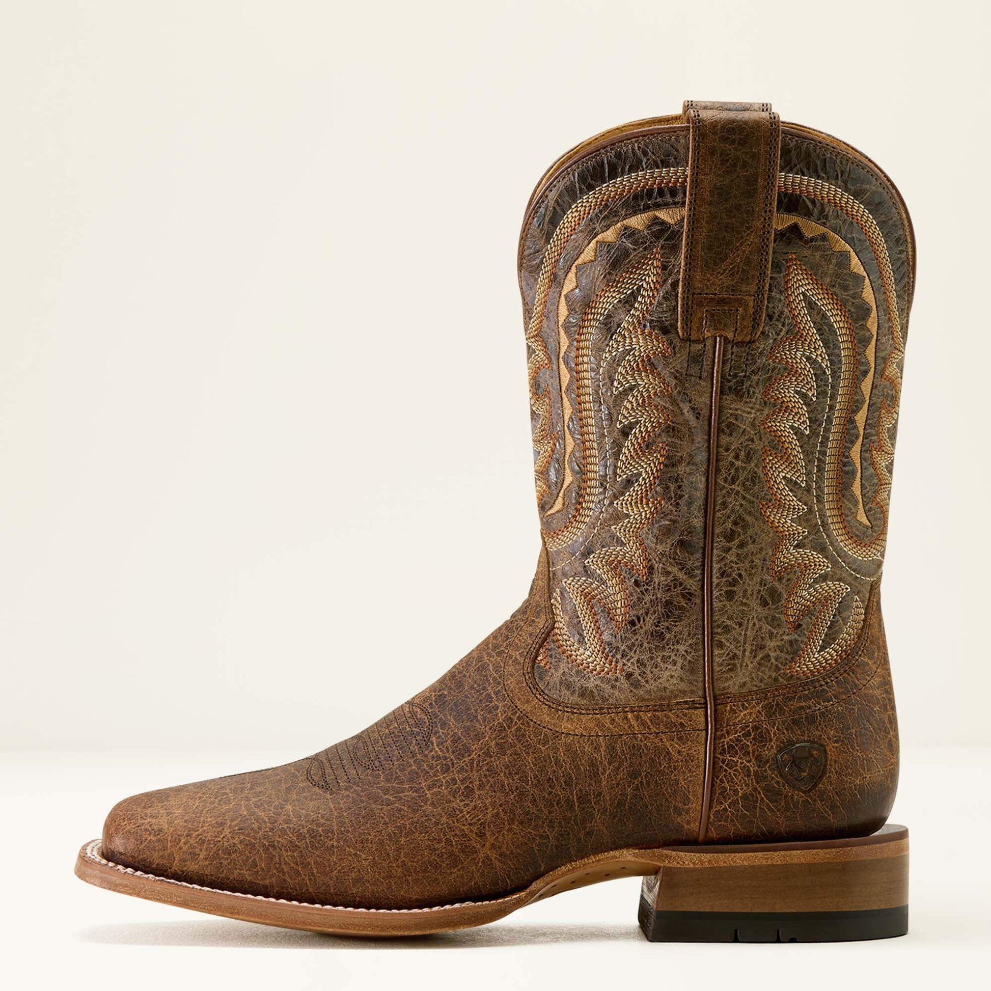 Rock Ridge Wide Square Toe Western Boot Men | Ariat on sale