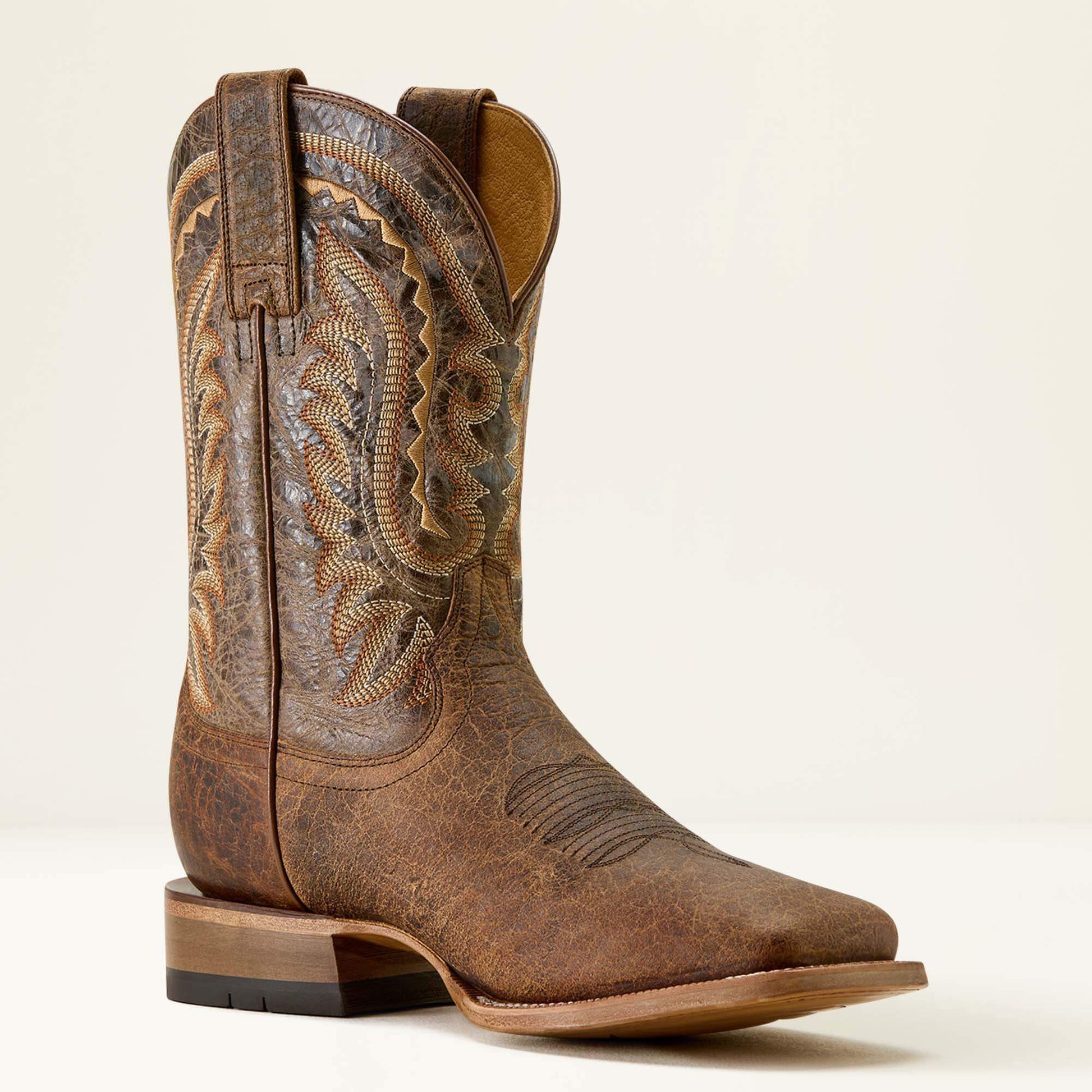 Rock Ridge Wide Square Toe Western Boot Men | Ariat on sale