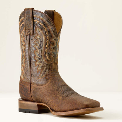 Rock Ridge Wide Square Toe Western Boot Men | Ariat on sale