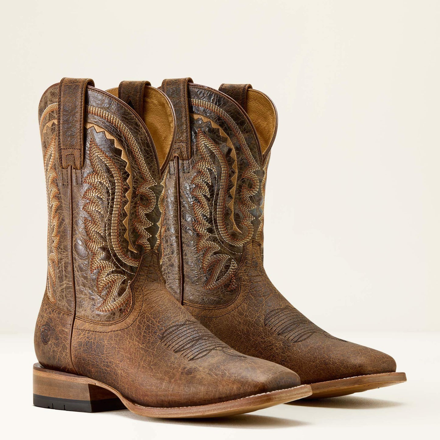 Rock Ridge Wide Square Toe Western Boot Men | Ariat on sale