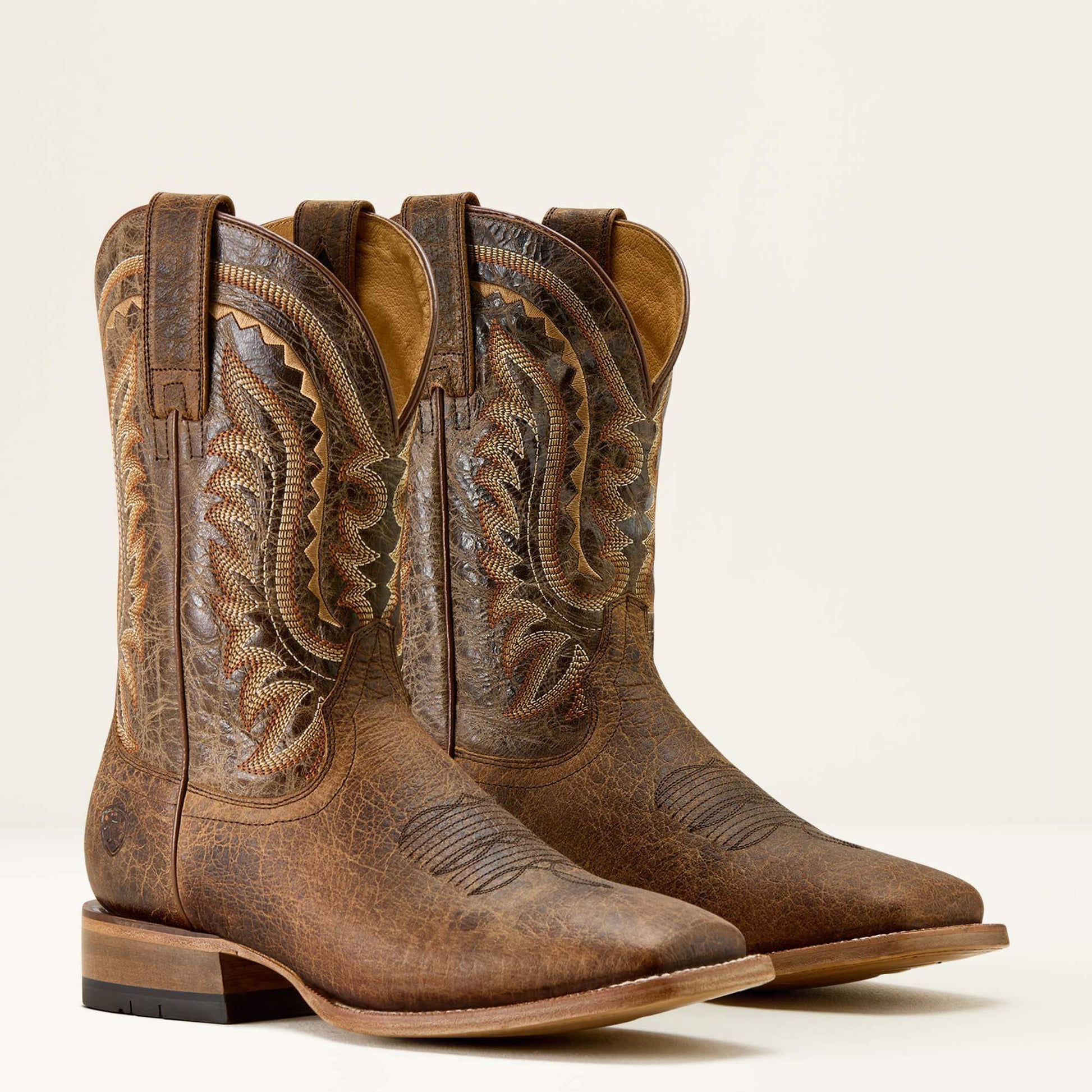 Rock Ridge Wide Square Toe Western Boot Men | Ariat on sale