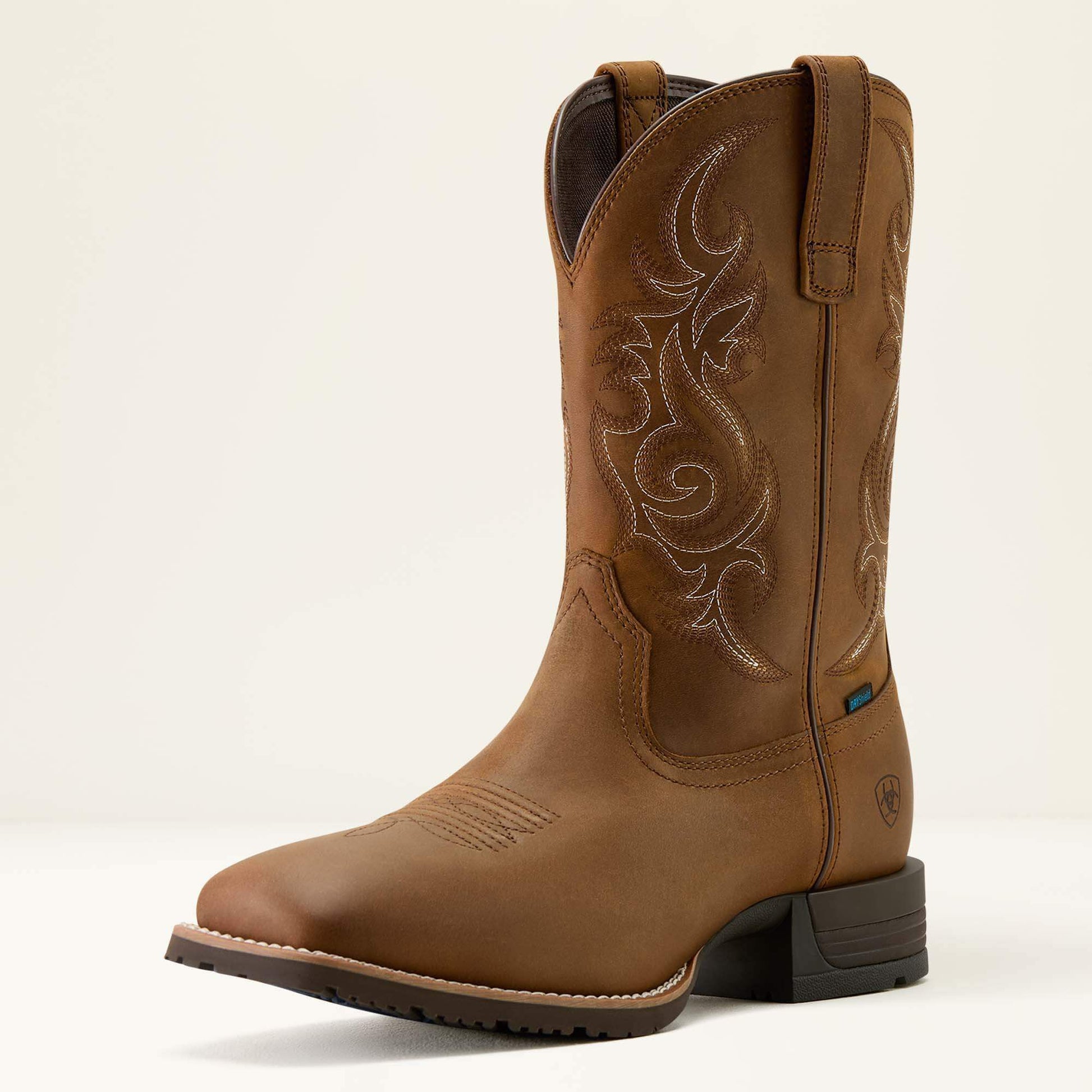 Hybrid Ranchway Waterproof Wide Square Toe Cowboy Boot Men | Ariat outlet