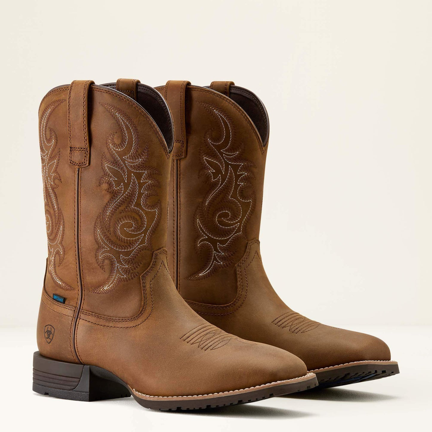 Hybrid Ranchway Waterproof Wide Square Toe Cowboy Boot Men | Ariat outlet